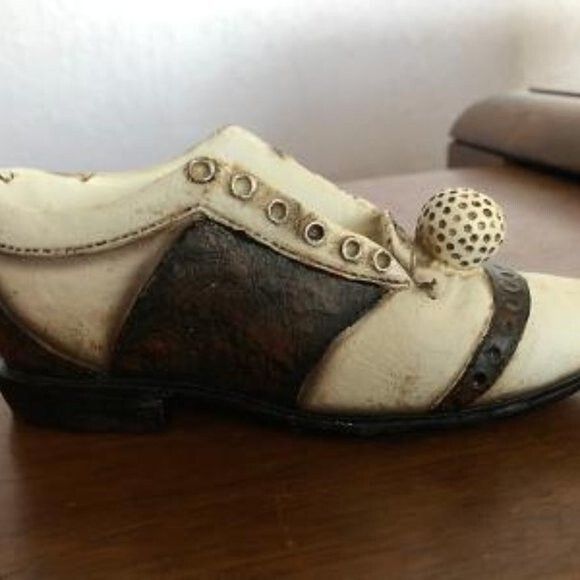GOLF SHOE BUSINESS CARD HOLDER UNIQUE - Picture 1 of 5